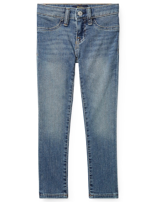 Imagen de producto Jeans slim Polo Ralph Lauren deslavado para niña