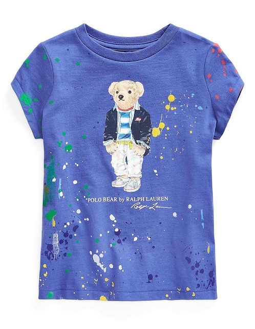 Playera Polo Ralph Lauren estampado gráfico manga regular para niña en  Liverpool