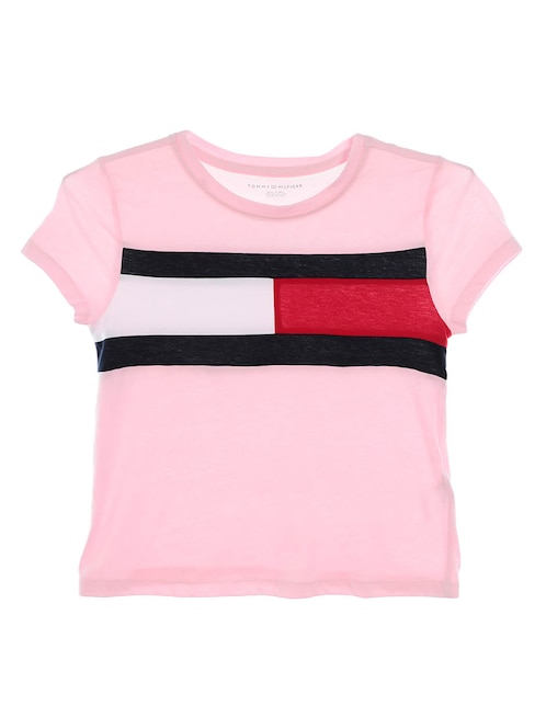 Playera Tommy Hilfiger manga corta para niña
