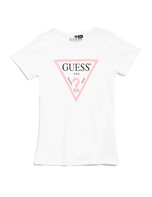 Playera GUESS manga corta para niña