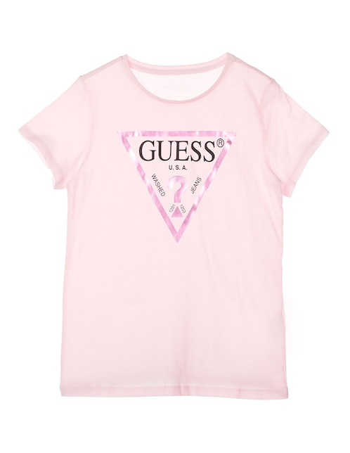 Playera Guess manga corta para niña