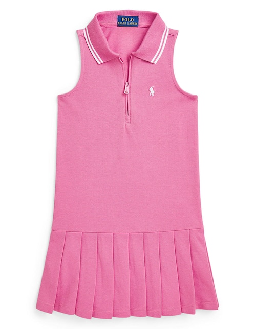 Vestido Polo Ralph Lauren sin manga para niña