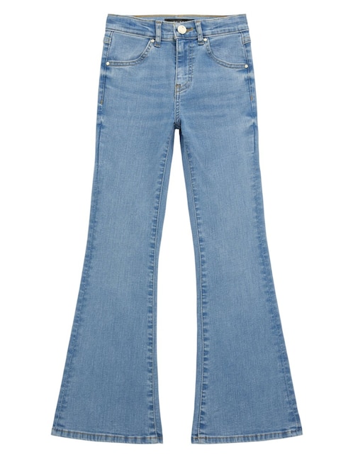Jeans campana Guess J3YA03D52V0-LHLY lavado claro para niña