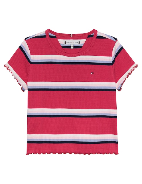 Playera Tommy Hilfiger manga corta para niña