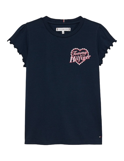 Playera Tommy Hilfiger manga corta para niña