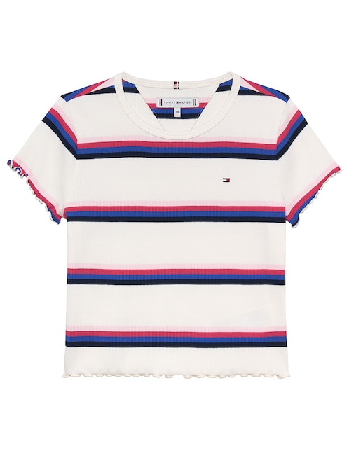 Playera Tommy Hilfiger manga corta para niña