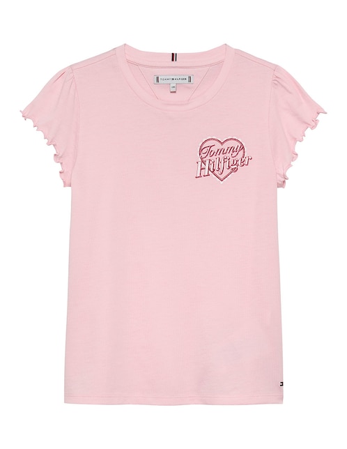 Playera Tommy Hilfiger manga corta para niña