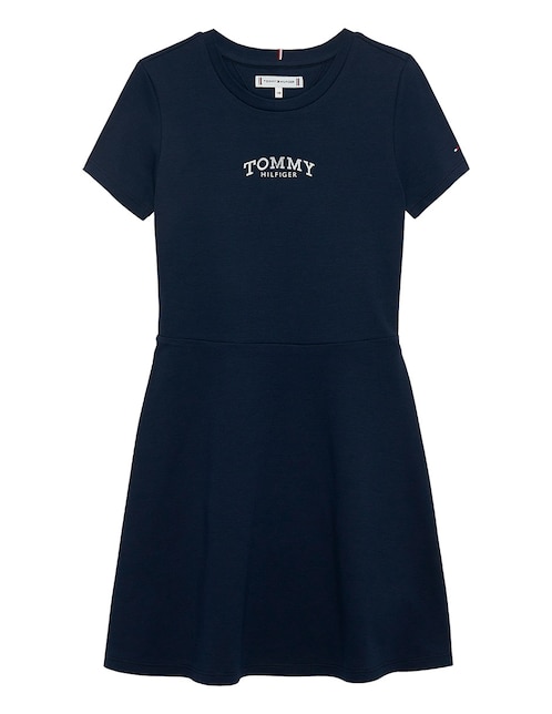Vestido Tommy Hilfiger manga regular para niña