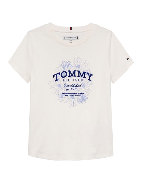 Playera Tommy Hilfiger manga corta para niña