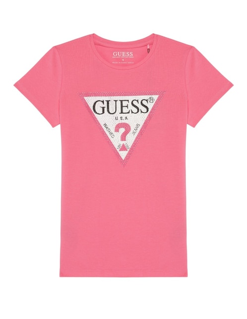 Playera Guess manga corta para niña