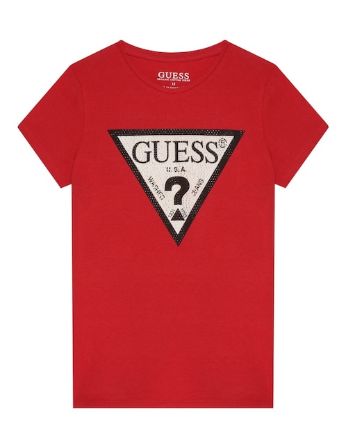 Playera Guess manga corta para niña