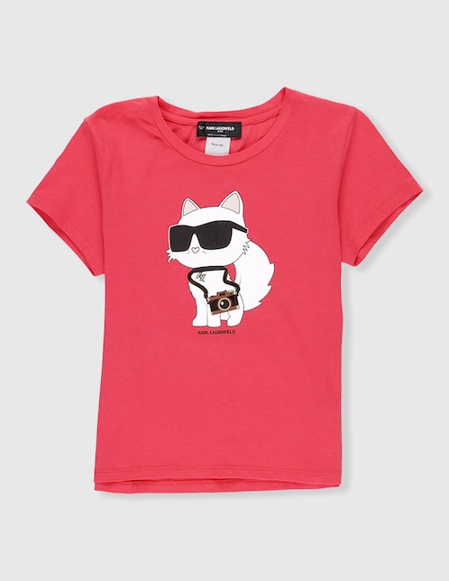 PLAYERA KARL LAGERFELD PARIS, 16, ROJO