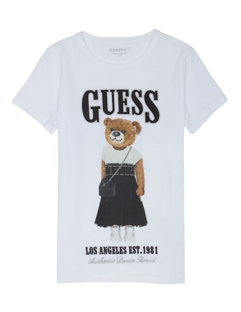 Playera Guess manga corta para niña