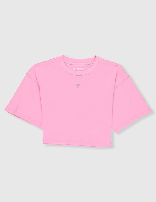 Playera Guess manga corta para niña