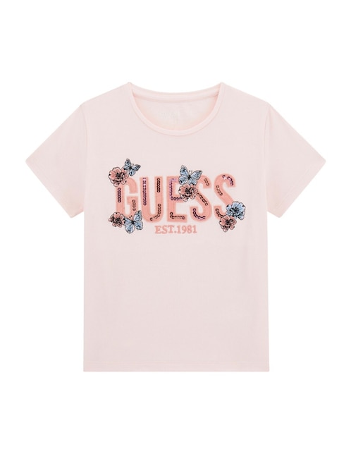 Playera Guess manga corta para niña