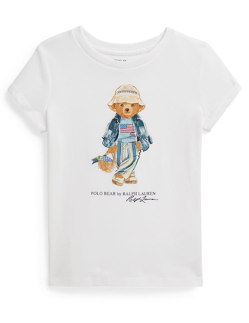 Playera Polo Ralph Lauren manga corta para niña