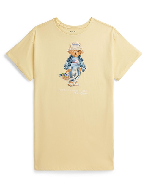 Vestido blusón Polo Ralph Lauren manga regular para niña