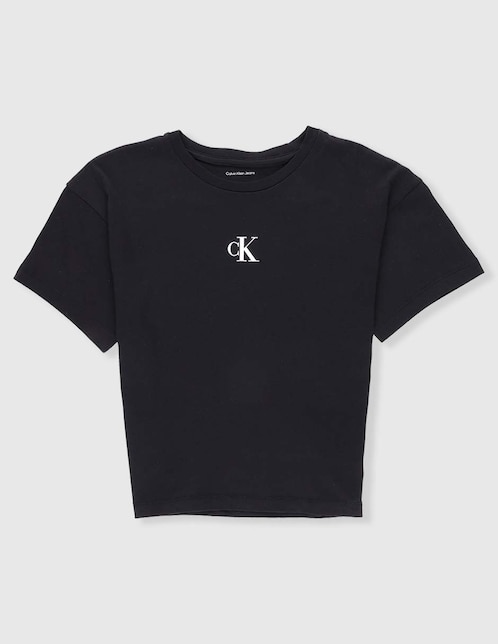 Playera Calvin Klein manga corta para niña