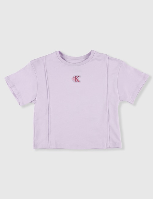 Playera Calvin Klein Jeans Girls manga corta para niña