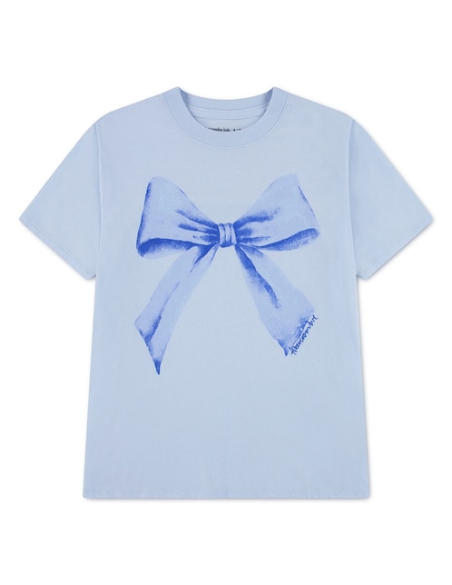 Playera Abercrombie & Fitch manga corta para niña