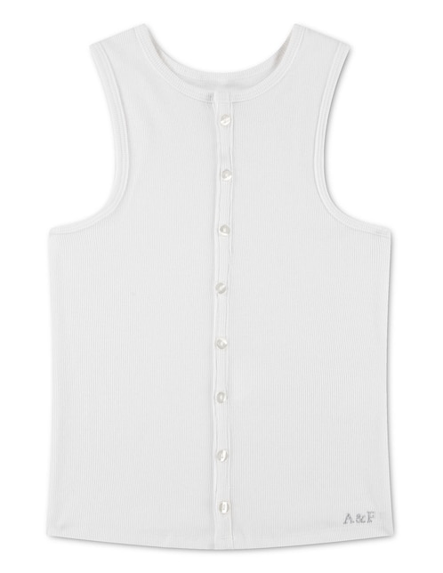 Playera Abercrombie & Fitch sin manga para niña