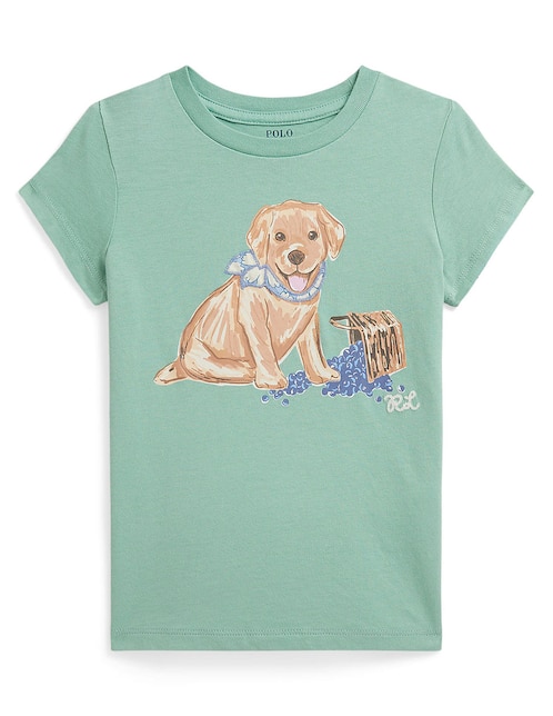 Playera Polo Ralph Lauren manga corta para niña