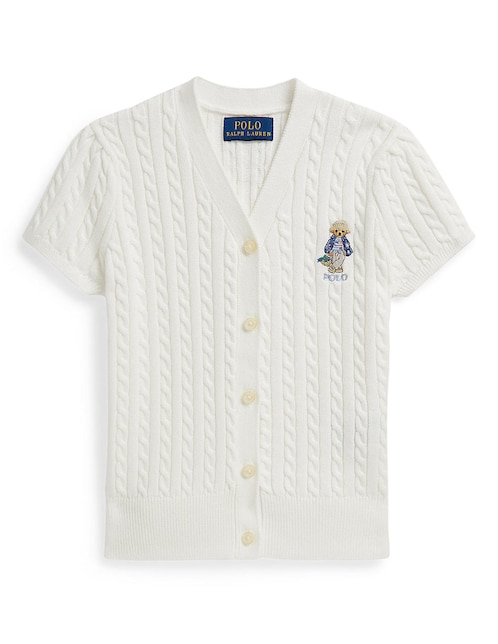 Suéter trenzada Polo Ralph Lauren para niña
