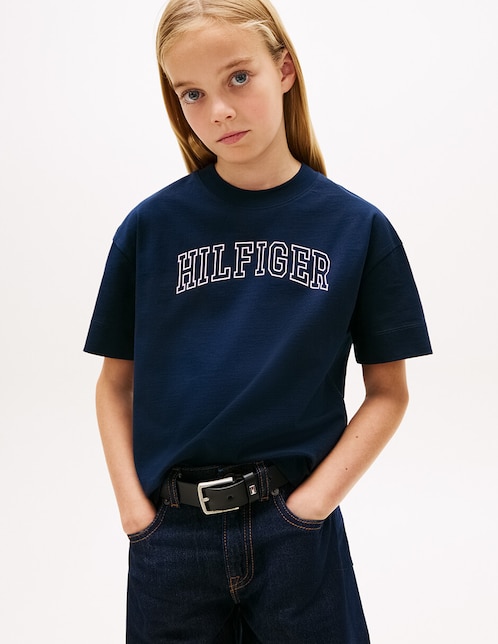 Playera Tommy Hilfiger manga corta para niña