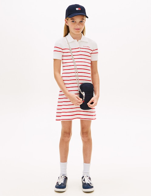 Vestido Tommy Hilfiger manga corta para niña