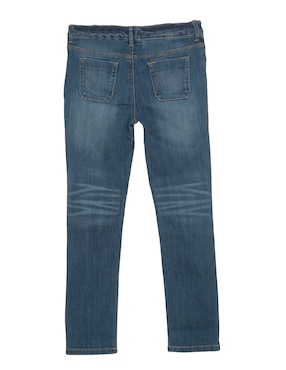 Jeans straight Tommy Hilfiger lavado claro para niña