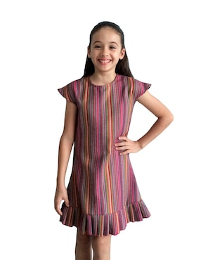Vestido Carana manga cap para niña