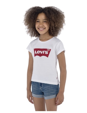 Playera Levi's manga corta para niña
