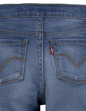 Jeans slim Levi's deslavado para niña