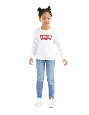 Jeans skinny Levi's 720 lavado obscuro para niña
