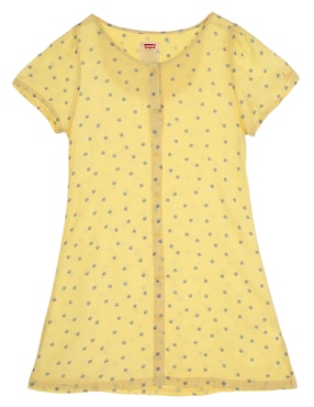 Vestido Levi's Manga Cap Para Niña