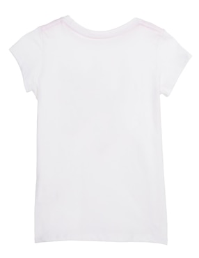 Playera 365 Essential estampado unicornios manga corta para niña