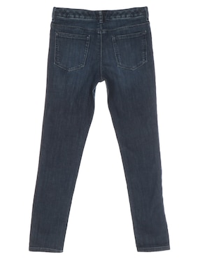 Jeans straight Tommy Hilfiger lavado obscuro para niña