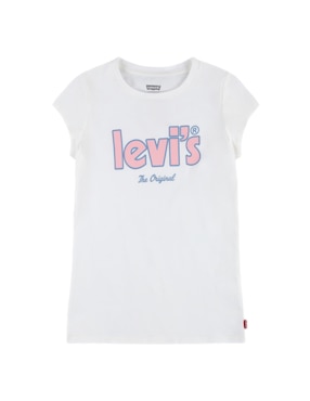 Playera Levi's Manga Corta Para Niña