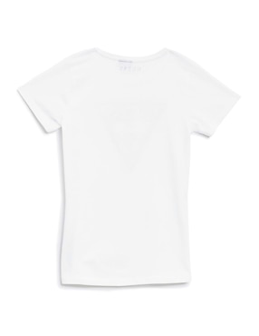 Playera GUESS manga corta para niña