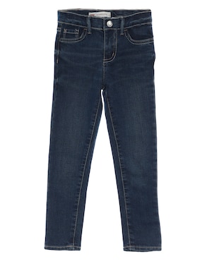 Jeans skinny Levi's lavado obscuro para niña