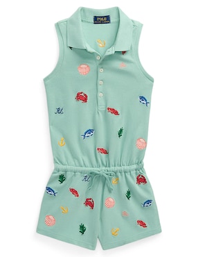 Romper Polo Ralph Lauren De Algodón Para Niña