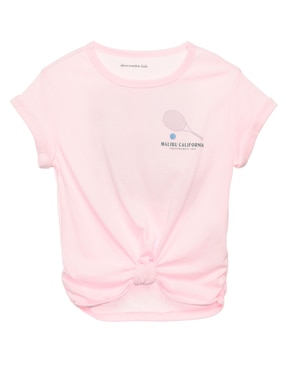 Playera Abercrombie & Fitch Manga Corta Para Niña