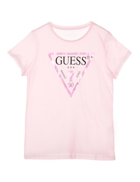 Playera GUESS Manga Corta Para Niña