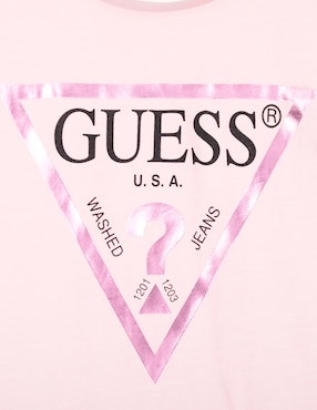 Playera Guess manga corta para niña