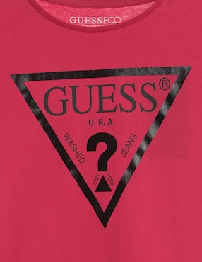 Playera Guess manga corta para niña