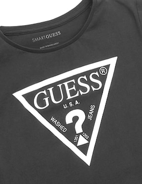 Playera Guess J73I56K8Hm0-A996 manga corta para niña