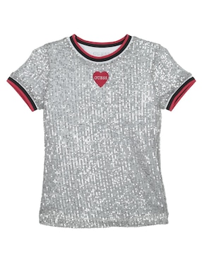 Playera GUESS Manga Corta Para Niña