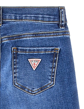 Jeans straight Guess deslavado para niña