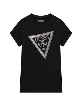 Playera GUESS Manga Corta Para Niña