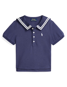 Playera tipo polo Polo de algodón para niño